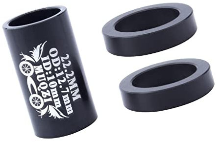 pistro Mountainbike Stoßdämpfer hinten Drehpunkt Buchse Mount Hardware Kit 25,4 x ID.8/10 mm – leicht langlebig – 22,2 x 10 mm