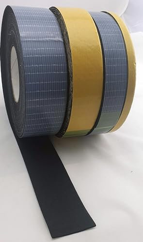 SMI-Zellkautschuk Dichtband ZKS10x30 aus EPDM Moosgummi – selbstklebendes Dichtungsprofil 10x30 mm, 10 m Rolle zur Abdichtung von Türen, Fenstern, Maschinen und Gehäusen (1 x 10 m)