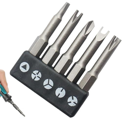 Juego de destornilladores de forma especial, cruz interior de puntos en forma de U, herramienta de destornillador en forma de Y, juego de cabeza de destornillador irregular, accesorios de taladro