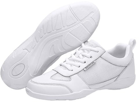 Serenitison Cheerleading Schuhe für Damen,Mädchen Cheerleading Sneaker,Leicht Mesh Tanzschuhe,Training Athletische Flache Schuhe,rutschfeste Sohle,für Cheerleading,Kunstprüfungen,Tanz,Arbeit