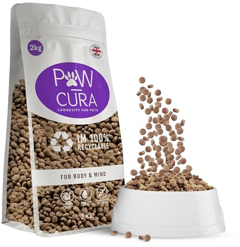 Premium Dry Dog Food for Small Breeds - High Protein Insect-Based Formula, Hypoallergenic Dog Food - Gentle on Sensitive Stomachs - Sustainable Nutrition by Pawcura - 2kg Bag