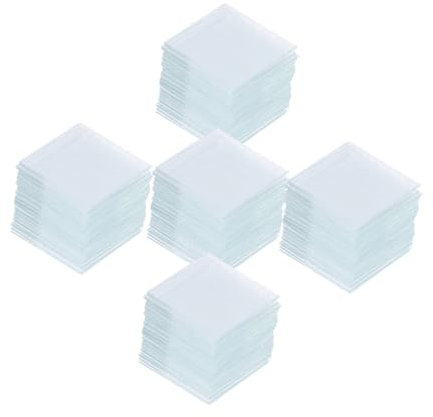Ciieeo 500stücke Mikroskop-objektträger Mit Quadratischen Deckgläsern Kompatibel Für Standard Stereomikroskope Für Laborproben Und Präparate Vielseitiges Verbrauchsmaterial Für Laboranwen