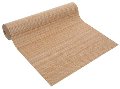 HIAKDOFT Mantel de Bambú Natural para Comedor Diseño Cortable y Resistente al Desgaste, Adecuado para Buffets y Bodas, Ancho 30 Cm y Longitud 2 Metros