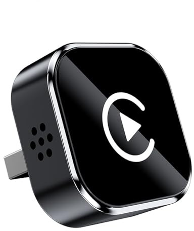 MZU CarPlay Wireless Adapter für iPhone – Upgrade auf kabelloses CarPlay, Plug & Play, USB/Type-C, Mini & Stabiler Wireless Car Play Adapter kompatibel mit Apple iOS 10+ & Wired CarPlay Autos ab 2016