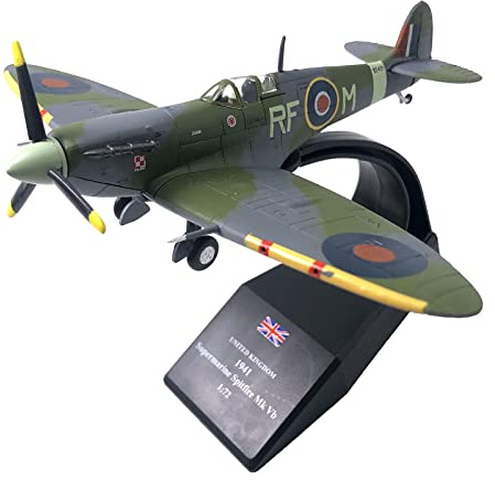 pistro Maquette Avion de Chasse Alliage 1/72 avec Ornements Détaillés pour Collection Décoration Bureau