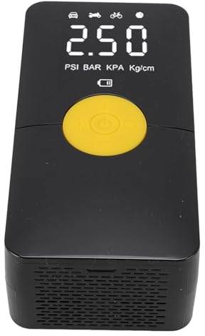 Acouto Gonfiatore per Pneumatici Portatile 120W 150PSI 4000mAh Pompa a Batteria con Manometro per Auto, Moto, Letto Gonfiabile Gonfiaggio Senza Fili Questo è Un Gonfiatore per PneumaticiPortatile