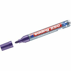 edding 10 x Whiteboardmarker 250 nachfüllbar 1,5-3mm violett