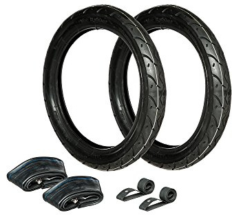 AKF Set: 2 x däck 2,75 x 16 Vee gummi VRM 099R 2 x slangar 2 x fälgband