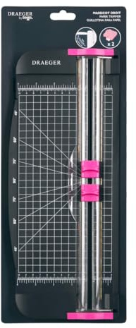 Mahé ou17 Hebelschneider Tragbarer Kunststoff schwarz 34 cm
