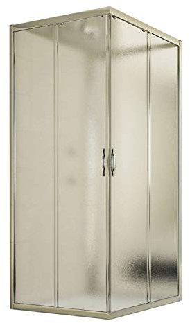Cabine douche 3 côtés 80x120x80 CM H198 Opaque mod. Evolution Trio