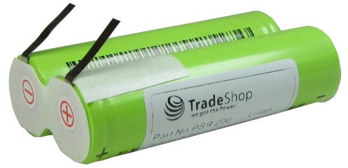 Hochleistungs Li-Ion Akku 7,2V/7,4V / 2200mAh für Berlan BAGHS7.2-LI, Bosch AGS 7.2 Li, PKP 7.2 Li, Prio 7.2 Li, Güde GPS 7.2V Li-Ion, Mannesmann M17760, Powerplus POWXG2032