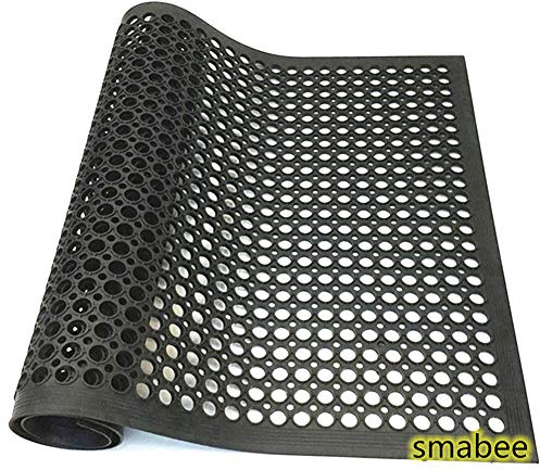 smabee Anti-Fatigue Non-Slip Rubber Floor Mat Heavy Duty Mats 36x60 for Outdoor Restaurant Kitchen Bar