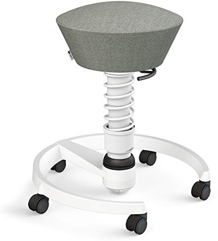 aeris Swopper – Ergonomischer Hocker – Bürohocker höhenverstellbar – Vielseitiger Schreibtischstuhl für einen gesunden Rücken – Bürostuhl mit Rollen, Feder Standard