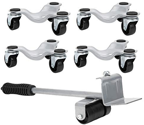 Juego de Transporte de Muebles, Equipo para Mover y Levantar Muebles con 4 Placas móviles para Objetos Pesados ​​Que soportan 400 kg / 881,8 LB, Muebles de Movimiento Pesado