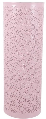 Happyyami Umbrella Holder for Entryway Umbrella Stand Metal Umbrella Holder Free Standing Tall Umbrella Storage Rack Floor Bucket Cane Walking Stick Holder for Entryway Home Office Pink