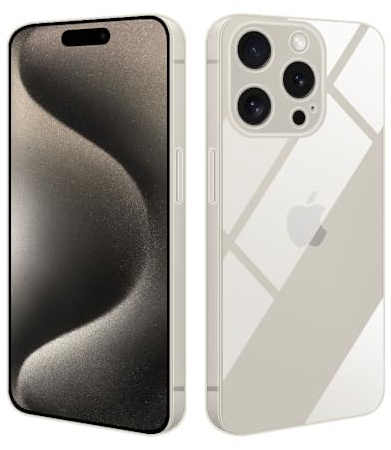 HSP Case for Apple iPhone 15 Pro [Dust-repellent] Cell Phone Case | Premium TPU Silicone Case Protective Case | Scratch-resistant Shockproof Drop Protection | Camera Protection Screen Protector |
