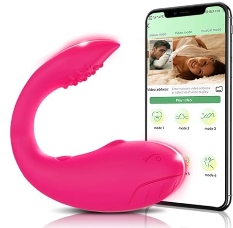 TYDAY Vibrator für Frauen Wal Vibro Ei mit APP Fernbedienung mit 9 Vibrationsmodi Sex Spielzeug für Paare Vibratoren für G-Punkt und Klitoris，Erotisches Vibratorstarb Sex Toys