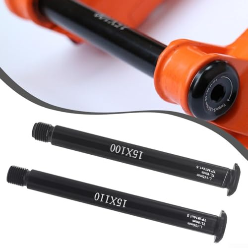 Axe traversant solide et robuste pour fourche avant FOX SC 32 34 36, 100 x 15 mm Adaptateur Axe, D'aluminium pour Cadres Et Fourches de VTT(FOX QR15 x 110 mm)