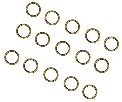 SEWACC 200 Piezas Círculo De Llavero Anillo De Salto De La Joyería Llaveros Anillos Abiertos Para Joyería Anillos De Llavero