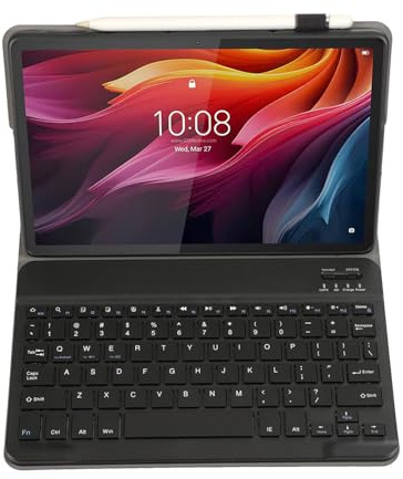 leleyo Étui avec Clavier pour Tablette Lenovo Tab K11 Plus 11,45 2024 - Fermeture magnétique avec Clavier Bluetooth sans Fil Amovible - pour Lenovo Tab K11 Plus 11,45 2024 - Noir
