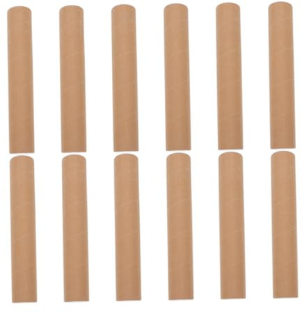 Tofficu 12 Stück Runde Posterrollen Aus Reißfestem Kraftpapier 5x30cm Wiederverwendbare Aufbewahrungs Und Versandhülsen Für Kunstwerke Und Dokumente