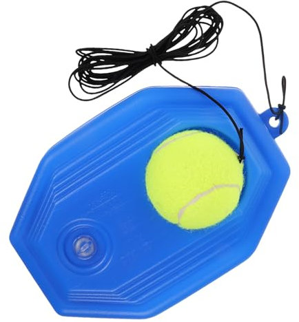 DECOMELODY Tennis Training Satz Selbststudium Trainer mit Reboundball Gummimaterial für Innen und Außenbereich Verbessert Reflexe und Hand Augen Koordination