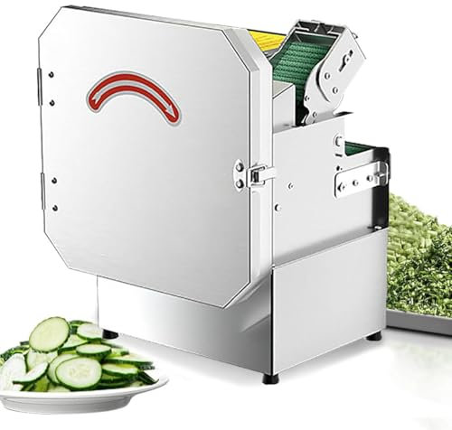 Trancheuse à oignons verts professionnelle, hachoir à oignons nouveaux, coupe-légumes électrique, pour ail, gingembre, piment, pommes de terre, concombre, 300 kg/h, 200 W, coupe-légumes