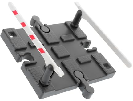 UPKOCH Train Track Accessories DIY Road Block Railing Barrier Model for Play Pretend Train Track Railing Barrier Decorative Plaything