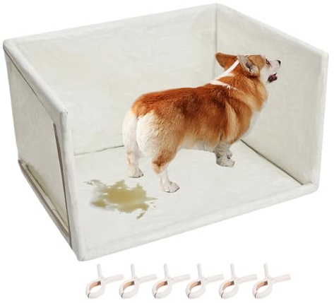 Inodoro para Perros, portátil, extraíble, Impermeable, con bañera y Soporte para Cachorros, para Cachorros pequeños, medianos y Grandes, hogar, balcón, Viajes al Aire Libre