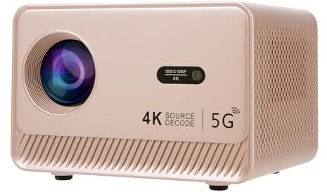 Moliuoly Bärbar smart projektor: för Android 11.0 HD för hem- och utomhusnöje!