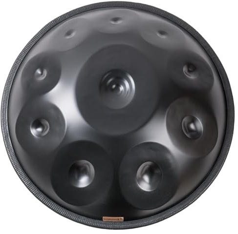 Schlagwerk HP10DKU Handpan D-Moll KURD (10 Töne) | Harmonischer Klang für Meditation, Performance & Therapie | Inkl. Rucksack & Schutzdeckel | Ø 60 cm, 4,4 kg | Handarbeit