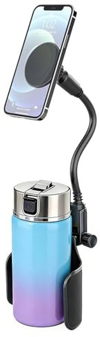 Generico Portatelefono Da Portabicchiere Per Auto Portabicchieri Magnetico | Porta Telefono Porta Bevande Auto Per Smartphone Cellulari SUV Camper Berlina Furgone