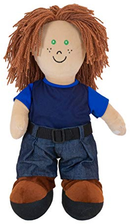 Miniland Weiche Stoffpuppe, Lernpuppe, europäischer Junge-96301