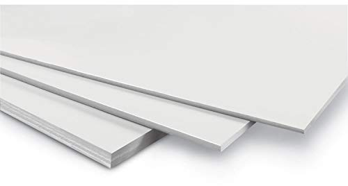 WONDAY - Cartone espanso bianco, 3 mm, formato 29,7 x 42 cm