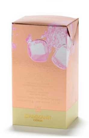 Frères Dammann | Thé Vert Aromatisé Barrage Froid Mlle Dammann | Thé Vert Froid Gingembre et Citron Vert | 6 Filtres (30 gr) pour Préparer jusqu'à 6 Litres de Thé