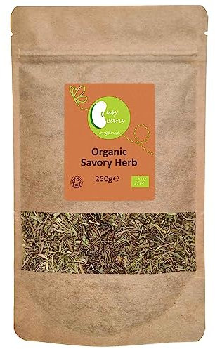 Organic Savory Herb - Certified Organic - by Busy Beans Organic (250g)