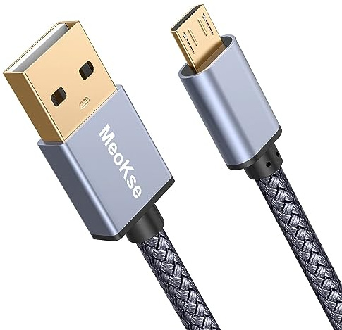 Meokse Micro USB Cable 50FT,Long Android Charger Cable,Nylon Braided Durable Fast Phone Cord Charging for Samsung Galaxy S7 S6 Edge S5,Note,LG G4,HTC,PS4,Camera,MP3 15M