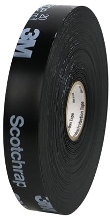 3M Scotchrap Allwetter-Korrosionsschutzband [20 mil] (51): 1 in. x 100 ft. (Schwarz/Mit Druck)