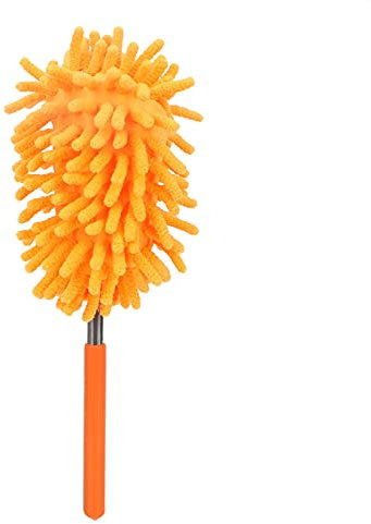 QTANZIQI Reinigungsbürste, Teleskop-Reinigungsbürste, Staubentferner, Heim-Auto-Reiniger für Klimaanlage, Möbel, Fensterläden, Waschwerkzeug, Staubwedel, Scheuerbürsten für die Reinigung (Farbe: