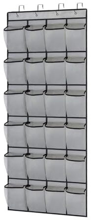 GFTCGK Hängeorganizer, Tür Organizer, Shoe Organizer, Hänge Organizer, 24-große Mesh-Taschen Declutter Mühelos Ihren Wohnraum Mit Unserem Over Door Storage Organizer, Hängender Aufbewahrungsorganiser