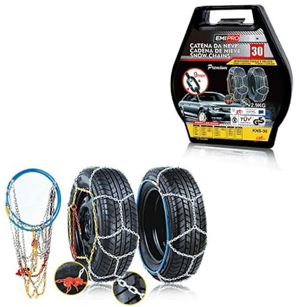 Catene Da Neve 140/80R13, 145/80R13,155/70R13,165/60R13,165/65R13,175/60R13,185/55R13,195/45R13,135/80R14,155/65R14,165/55R14,165/60R14