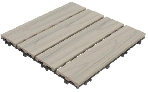ORFOFE Holz-kunststoff-bodenbeläge Für Balkon Feuerfest Als Bodenfliesen Für Terrassen Und Innenhöfe