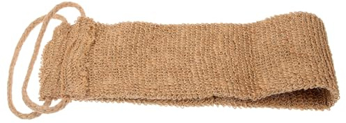 IMIKEYA Toalla para Frotar la Espalda de Lino, Tira Larga, Reutilizable y Lavable, Tamaño Adulto, para Exfoliación Corporal, Uso en Baño y Ducha, 1 Unidad Varios Estilos