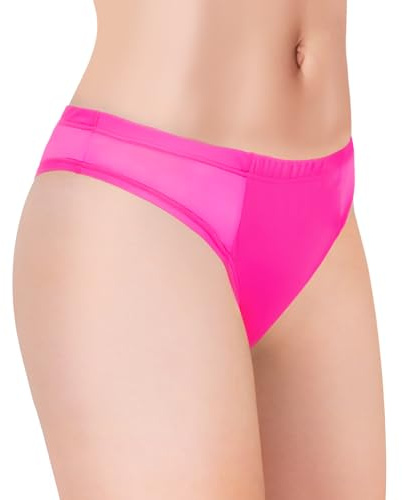 LittleForBig tunt band andas tucking gaff brasilianska Cheeky trosor släta sidenlen gömma gaff formande trosor för crossdresser transgender individer, Het rosa, XXL