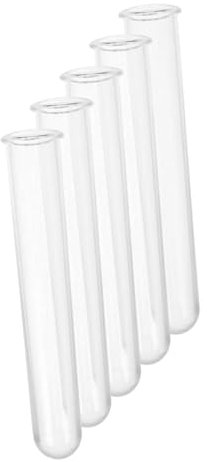 Ciieeo Cocktail Test Tubes for Bar 5pcs Acrylic Test Bottle Unique Design for Family Gatherings