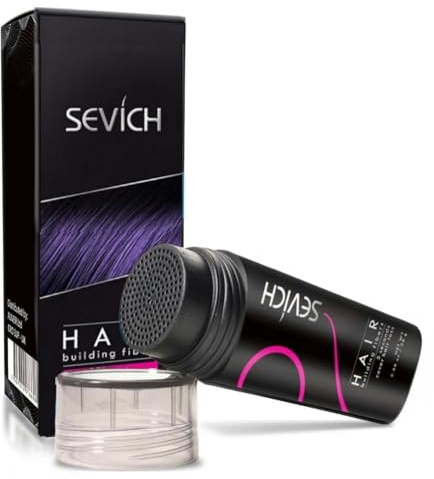 Haarpulver Dunkelbraun zur Haarverdichtung Streuhaar Schütthaar mit Soforteffekt bei Geheimratsecken, Haarausfall und lichtem Haar 27.5G (Dunkelbraun)
