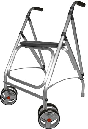 Forta ARA-D - Andador para Personas Mayores - Andador Plegable y Ligero hasta 130 kg - Altura Ajustable - Uso Interior (Negro)