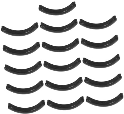 WOFASHPURET 16stücke Nachfüllpads Wimpernzange Silikon Ersatzpads Schwarz Weich Glatt Kompatibel Für Make up Anwendung