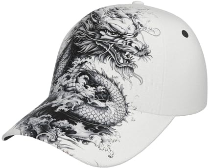 Baseball Caps Drache 5 Tennis Cap Unisex Laufkappe Atmungsaktiv Kappen Running Für Ausflug Sports