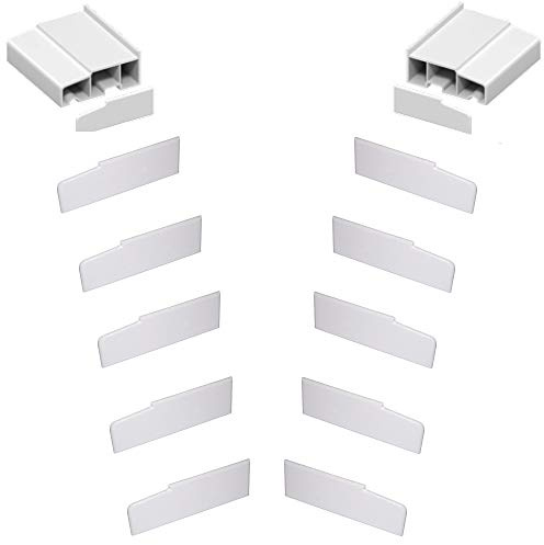 5 x Pair of White 85mm Window Cill End Caps - Suitable for Many Manufacturers uPVC Window cills